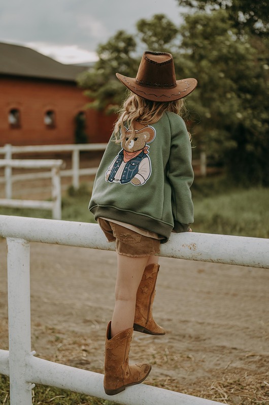 Bluza rozpinana bomberka Kowboj Teddy
