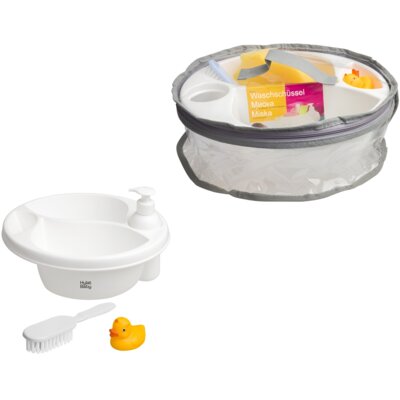 Miska higieniczna HYLAT BABY z 3 przegródkami + akcesoria