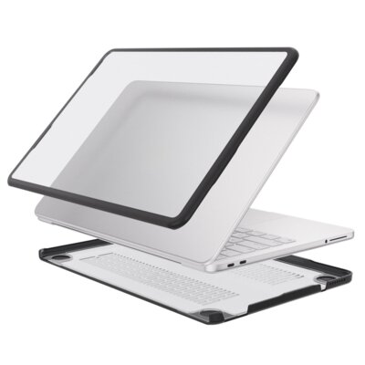 Etui na laptopa 4SMARTS do Apple MacBook Neo Przezroczysto-czarny