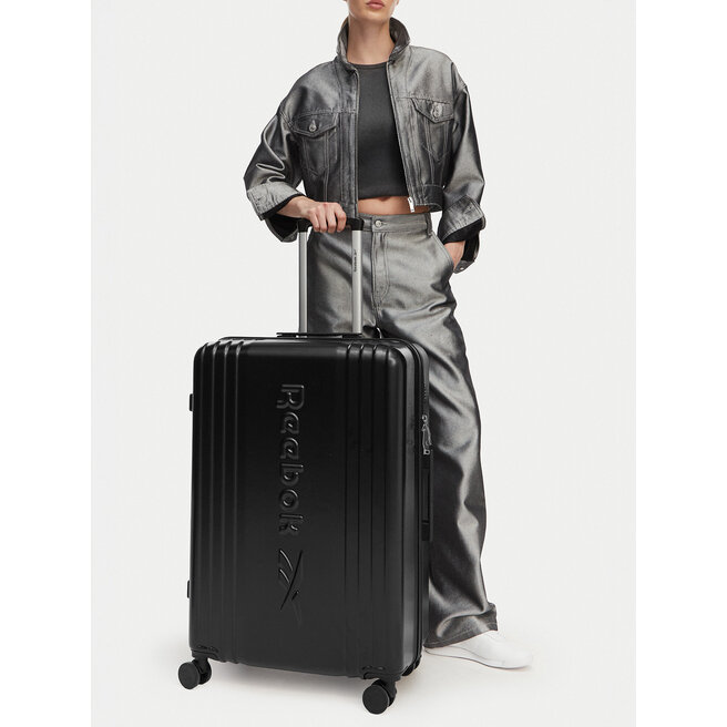 Walizka duża Reebok CEO-RBK-WAL-010-10-CCC-L BLACK Czarny