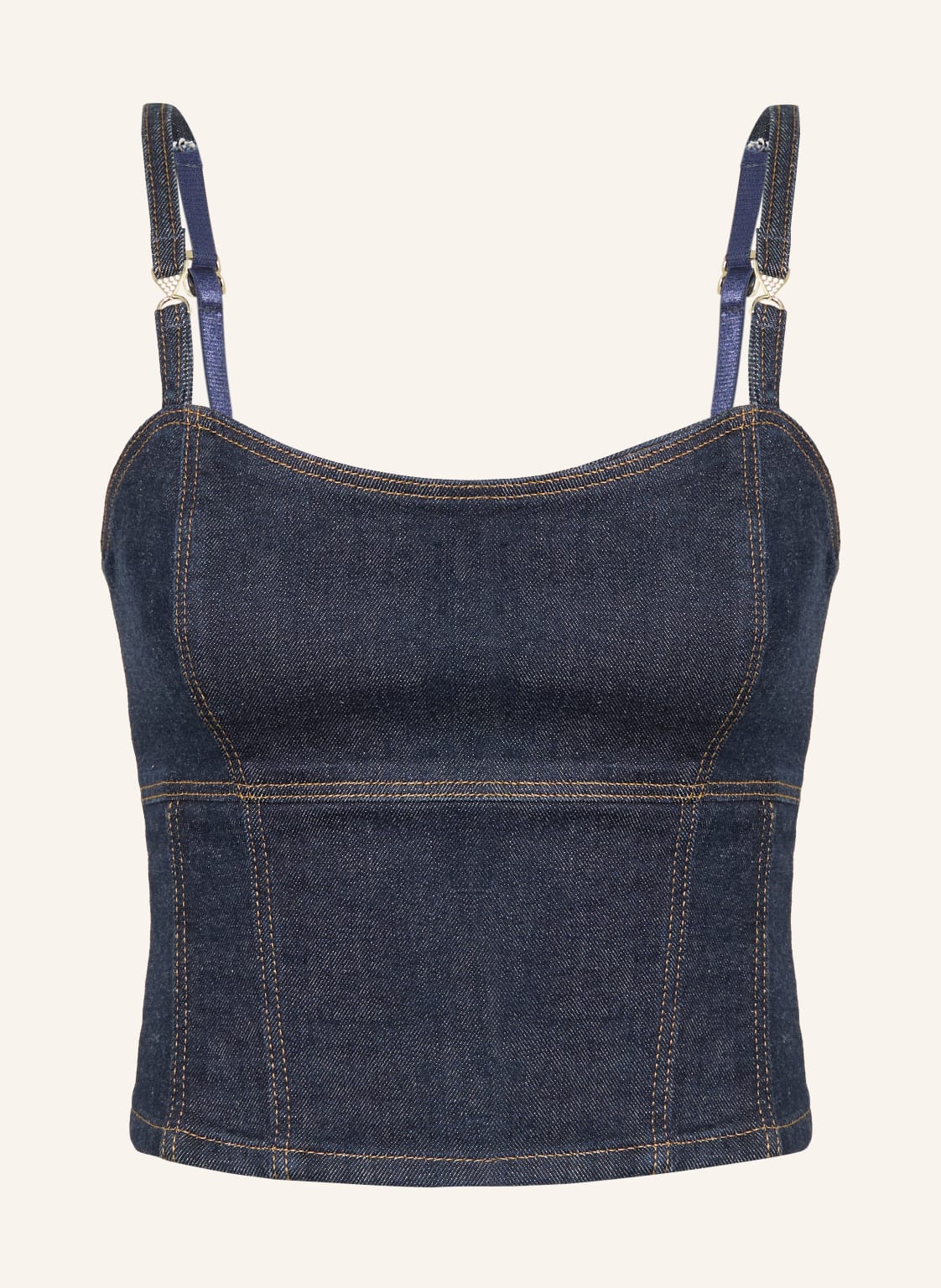 Guess Top Jeansowy Zelda blau