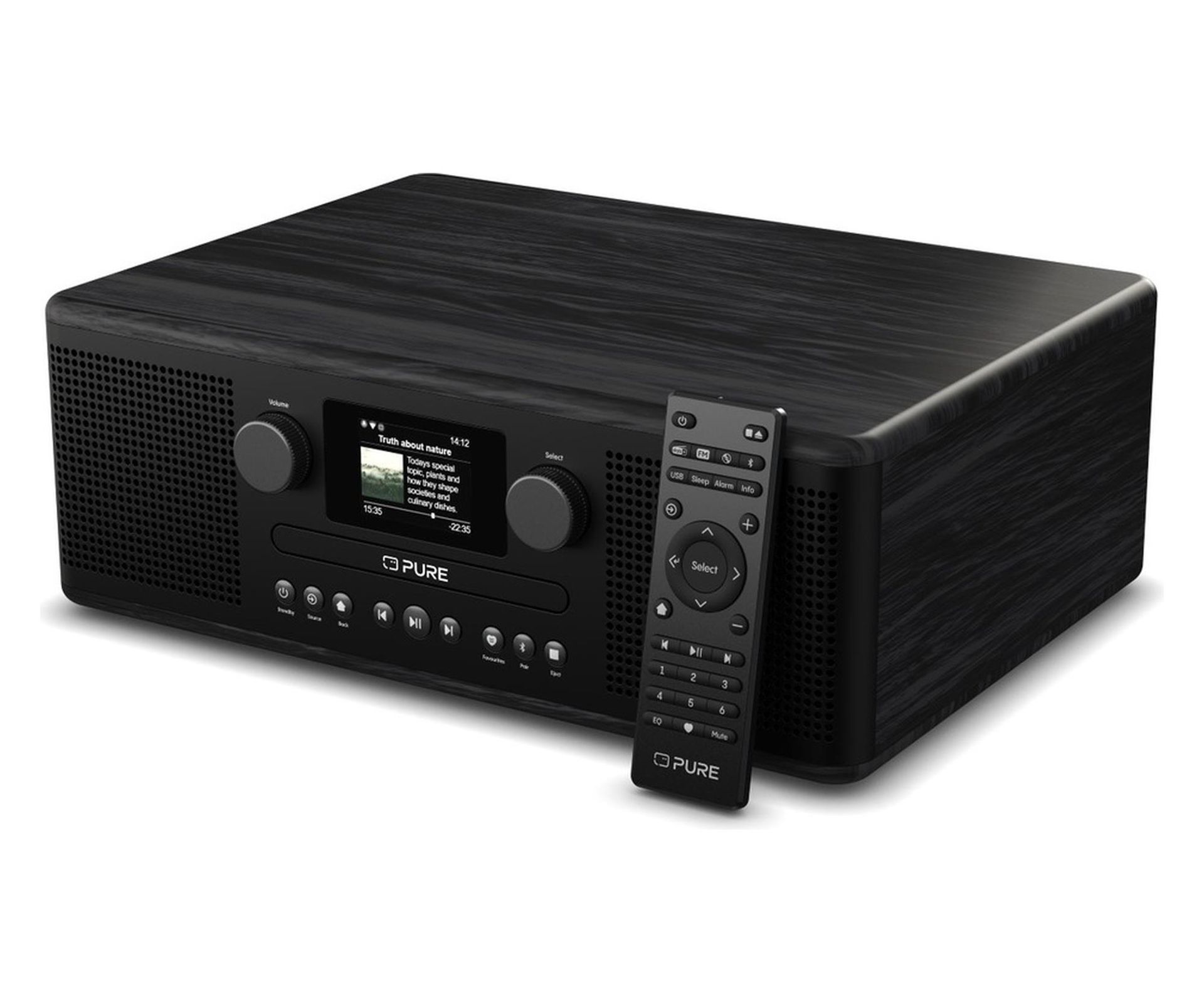 PURE Classic C-D6i Black-Black Ash EU/UK