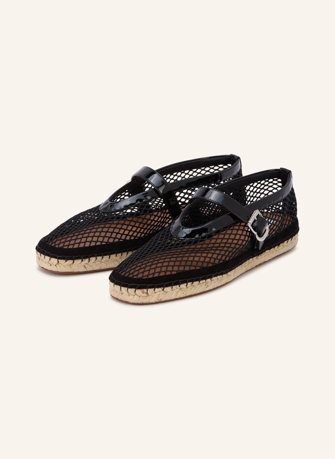 Alaïa Espadryle schwarz