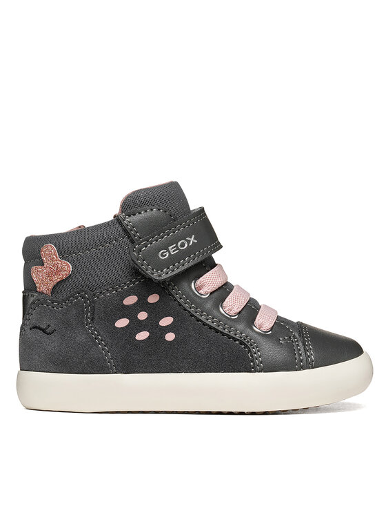 Geox Sneakersy B Gisli Girl B661MA 022BC C9002 M Szary ciemny