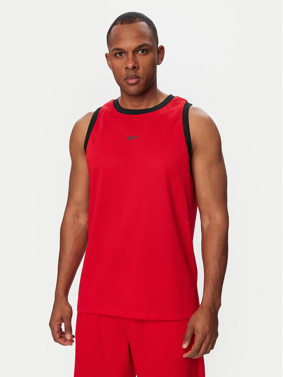 Reebok Tank top Michał RK25880CCM Czerwony Regular Fit