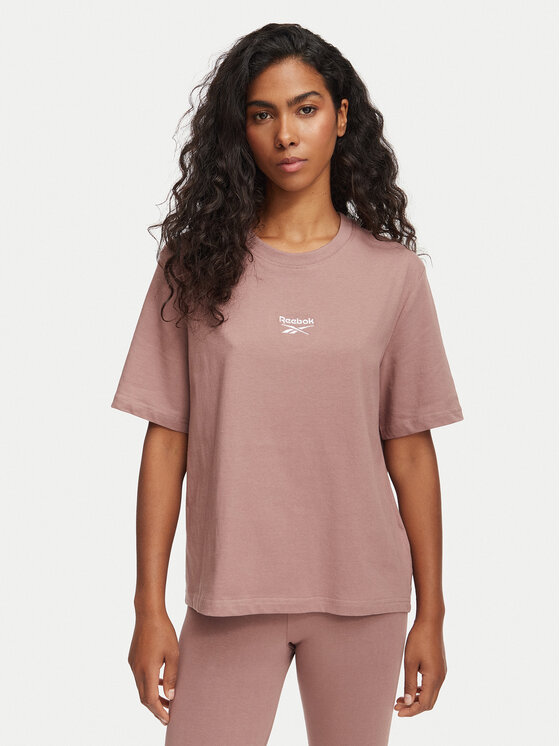 Reebok T-Shirt Gisela RK25709CCW Beżowy Regular Fit