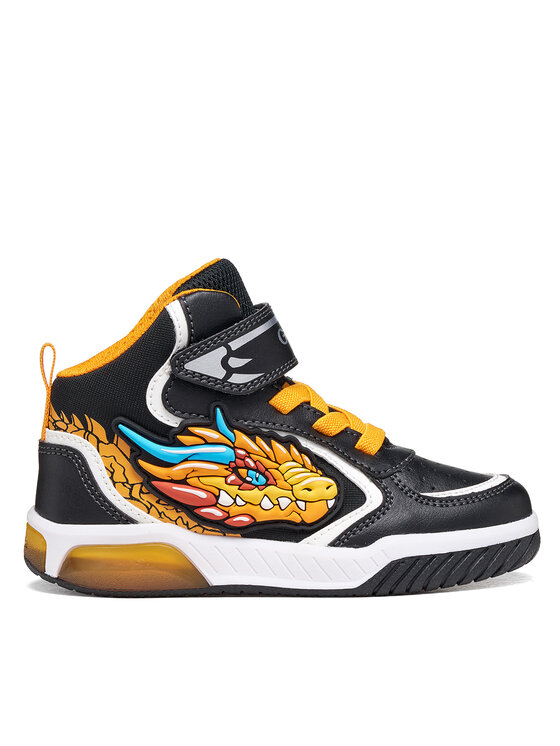 Geox Sneakersy J Inek Boy J669CA 014BC C0038 M Czarny