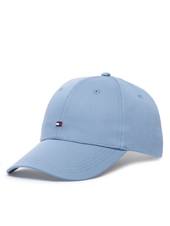 Tommy Hilfiger Czapka z daszkiem Th Flag AM0AM13008 Niebieski jasny