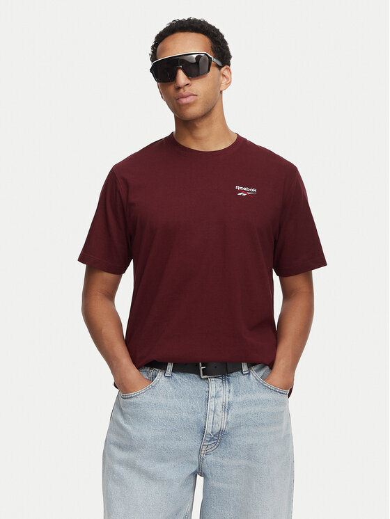Reebok T-Shirt Aurek RK25743CCM Bordowy Regular Fit