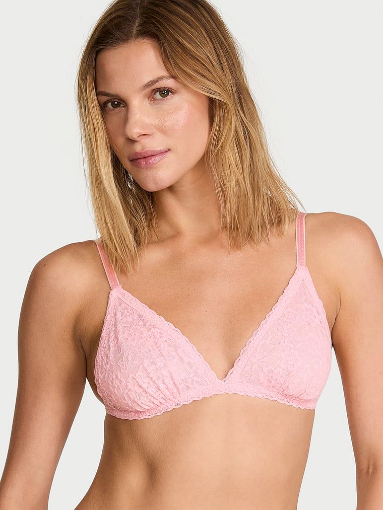 Victoria's Secret Biustonosz nieusztywniany braletka koronkowy