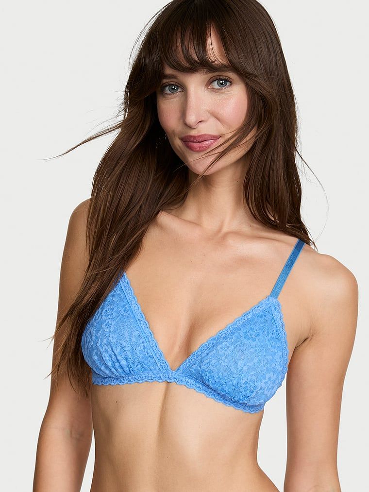 Victoria's Secret Biustonosz nieusztywniany braletka koronkowy
