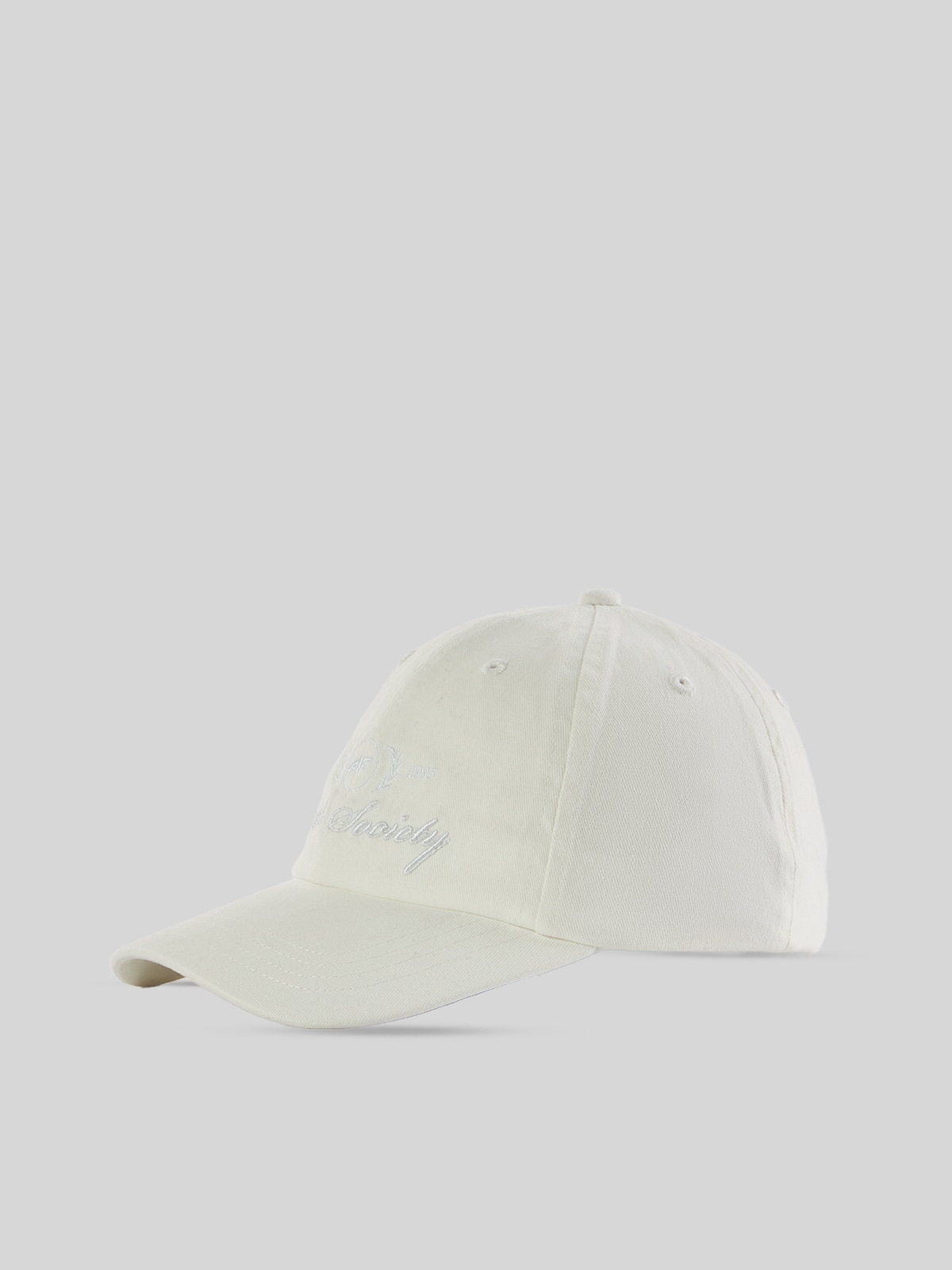 4F Czapka z daszkiem strapback damska - kremowa S/M (58cm)