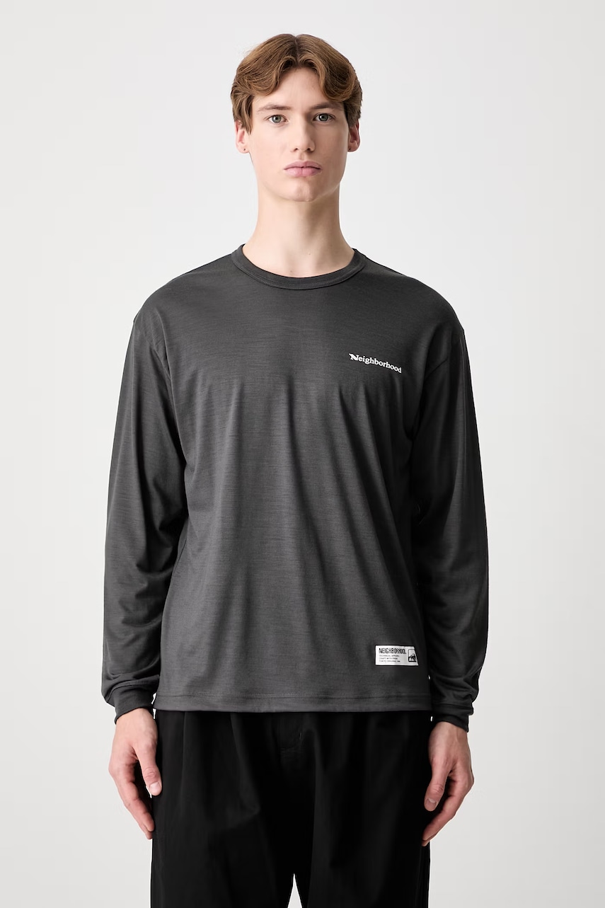 Neighborhood longsleeve męski z wełną