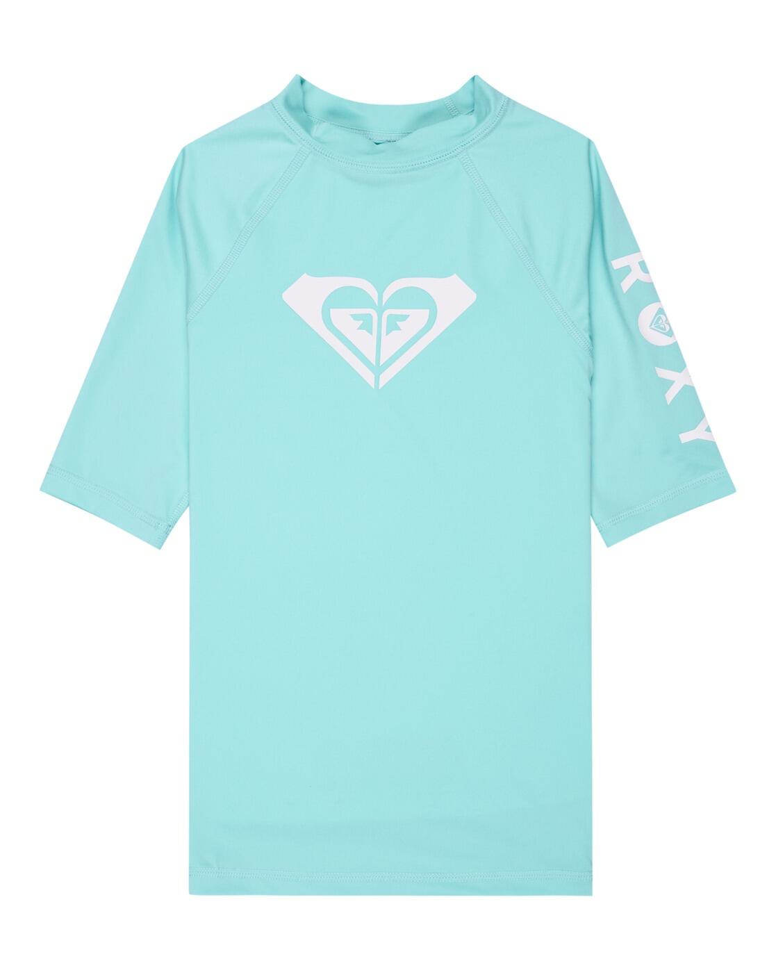 Koszulka rash vest z krótkim rękawem dla Dziewczynki WHOLE HEARTED