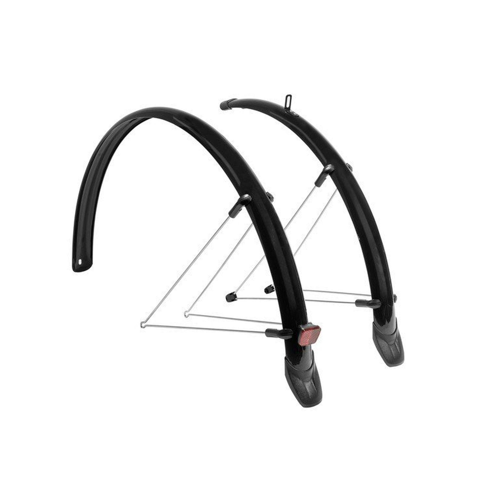 Zestaw błotników MG-F03, 28” 46 mm, czarny