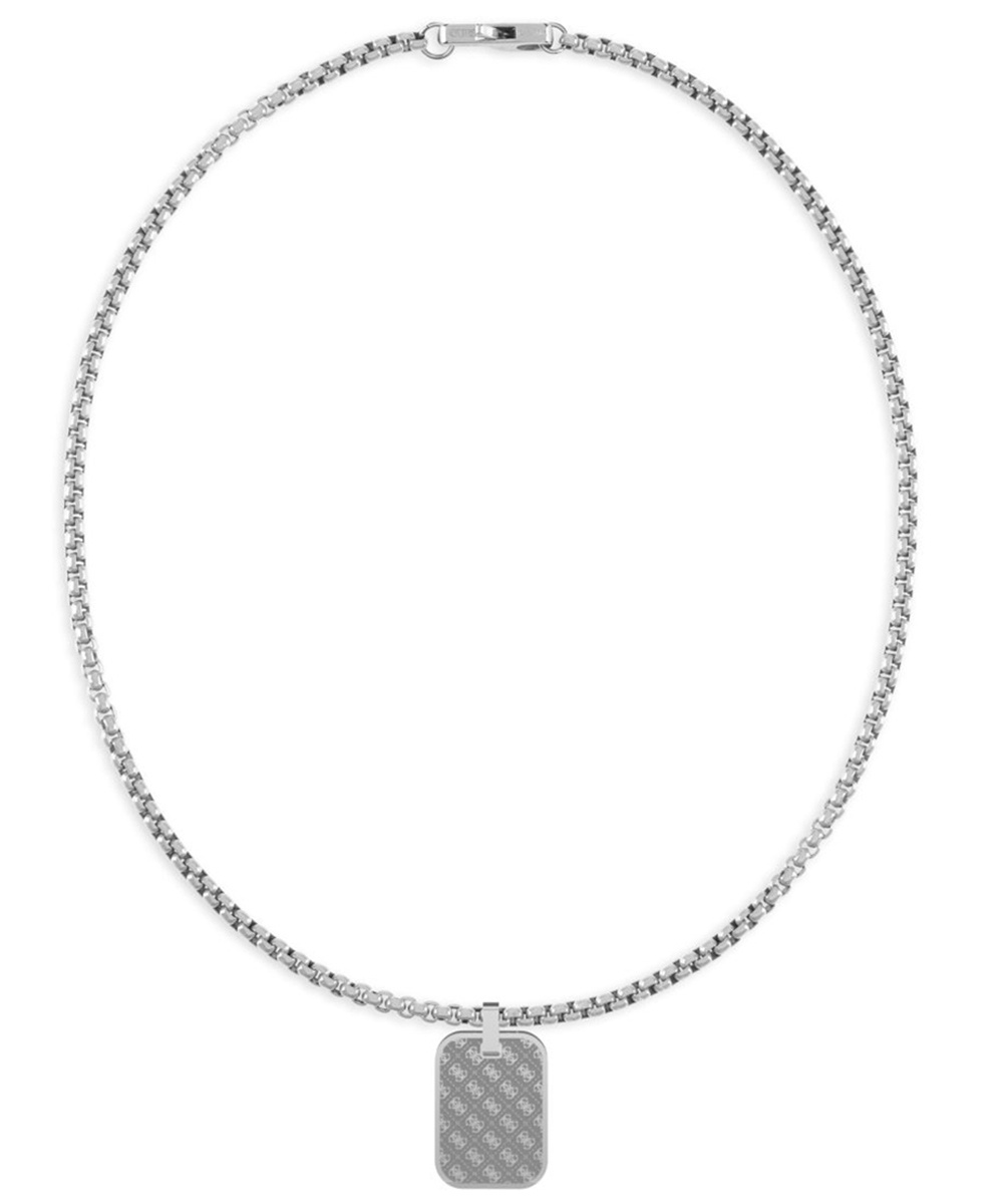 Biżuteria GUESS JUMN01359JWST. Naszyjnik, Kolor srebrny. Mężczyzna.