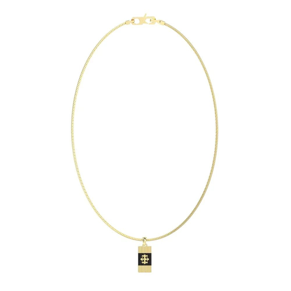 Biżuteria GUESS JUMN05067JWYG. Naszyjnik, Kolor złoty. Mężczyzna.