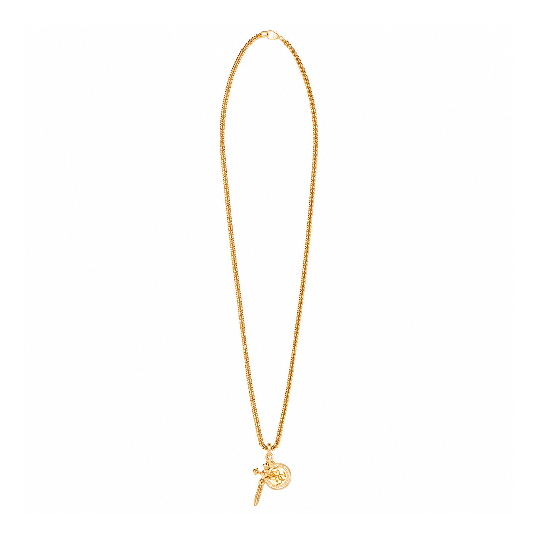 Biżuteria GUESS JUMN05075JWYG. Naszyjnik, Kolor złoty. Mężczyzna.