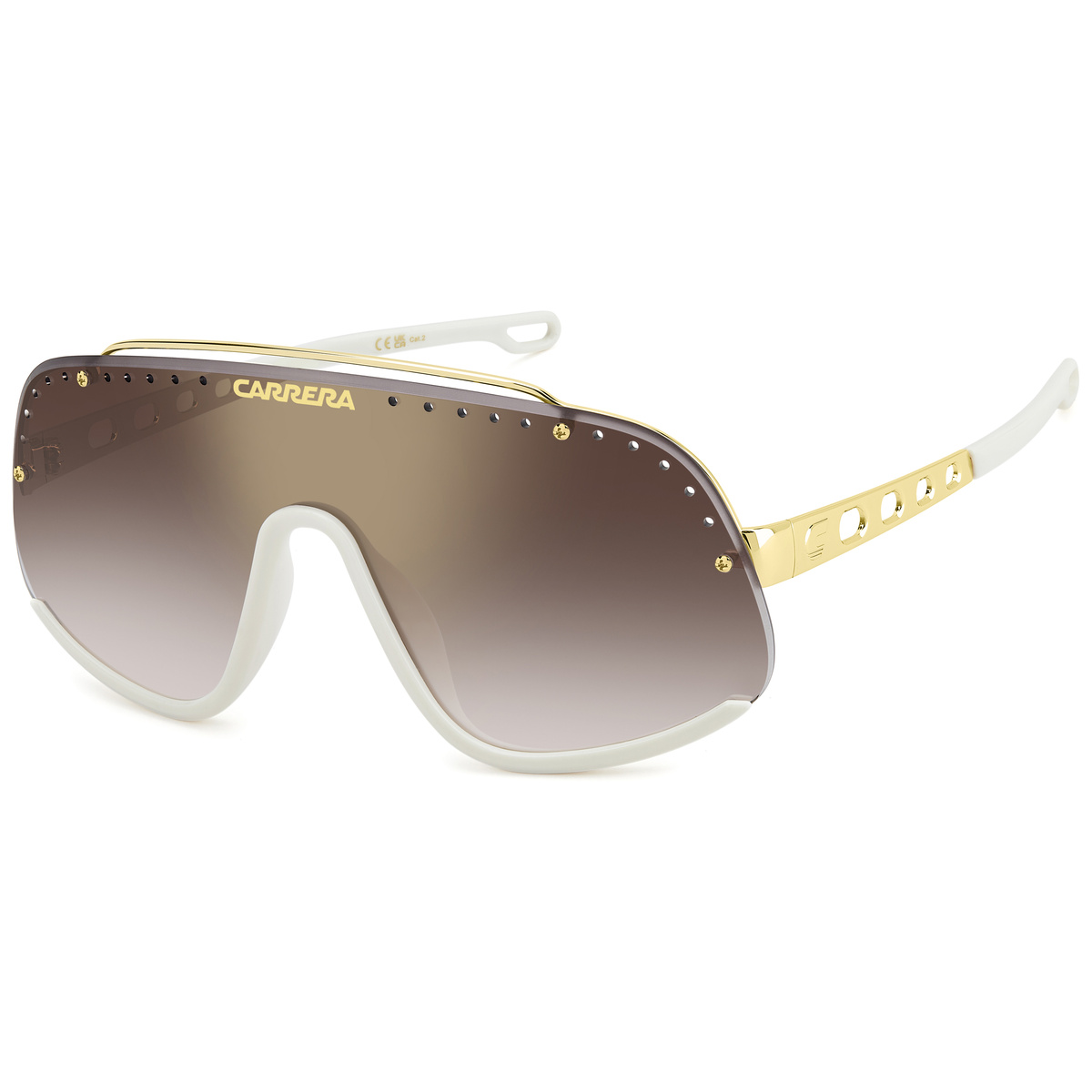 Okulary CARRERA FLAGLAB16VVP. Okulary przeciwsłoneczne, Kolor złoty. Unisex.