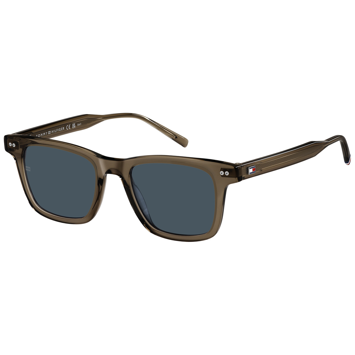 Okulary TOMMY HILFIGER TH-2127-S-09Q. Okulary przeciwsłoneczne, Kolor brązowy. Mężczyzna.