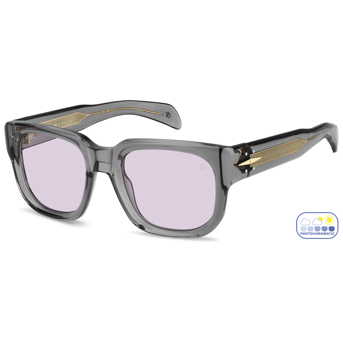 Okulary DAVID BECKHAM DB-7146-S-KB7. Okulary przeciwsłoneczne, Kolor szary. Mężczyzna.