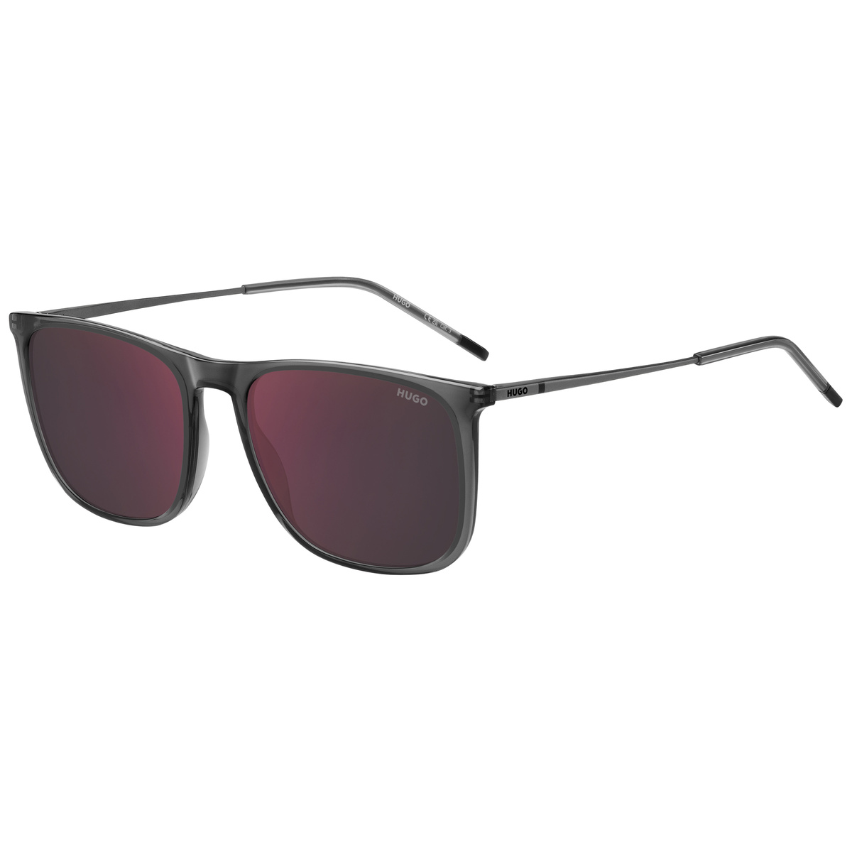 Okulary HUGO HG-1319-S-HEK. Okulary przeciwsłoneczne, Kolor szary. Mężczyzna.