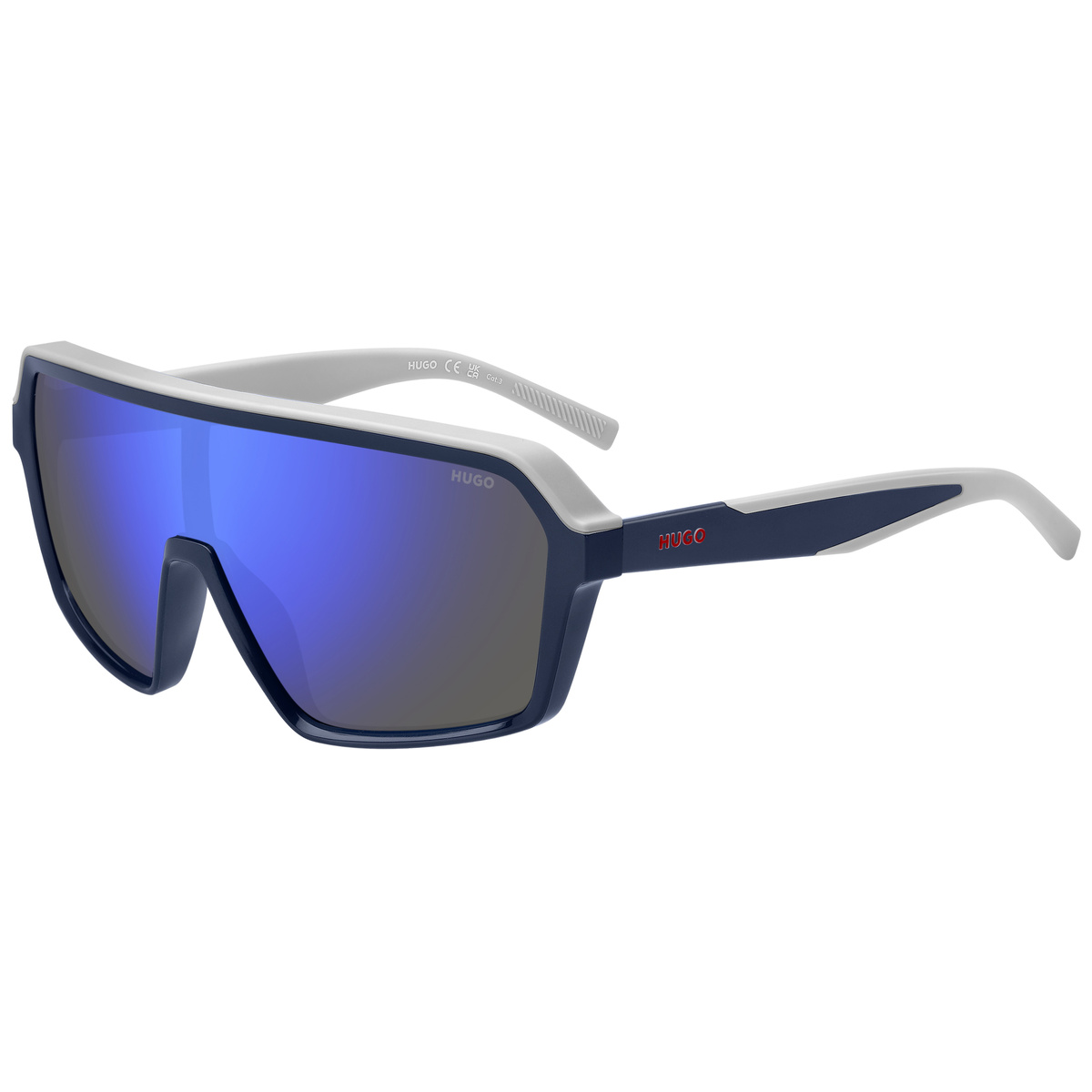 Okulary HUGO HG1334GSXW0. Okulary przeciwsłoneczne, Kolor niebieski. Mężczyzna.