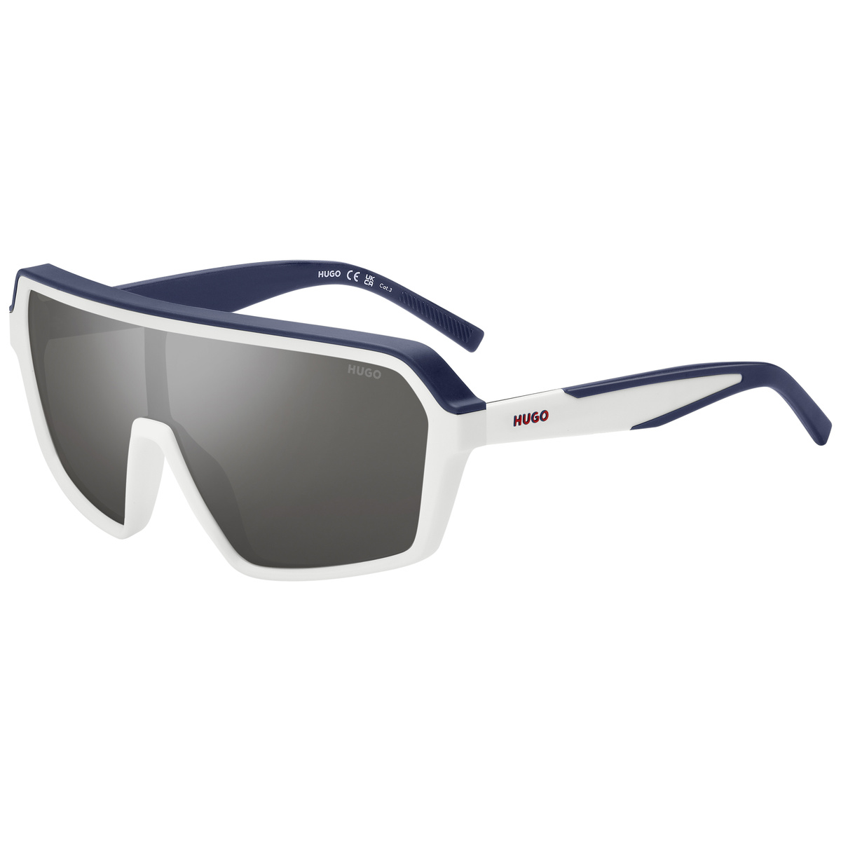 Okulary HUGO HG1334GSYO6. Okulary przeciwsłoneczne, Kolor biały. Mężczyzna.
