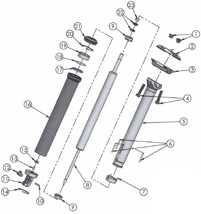 Zestaw naprawczy Contec Ct Nara Dropair DLX 100mm