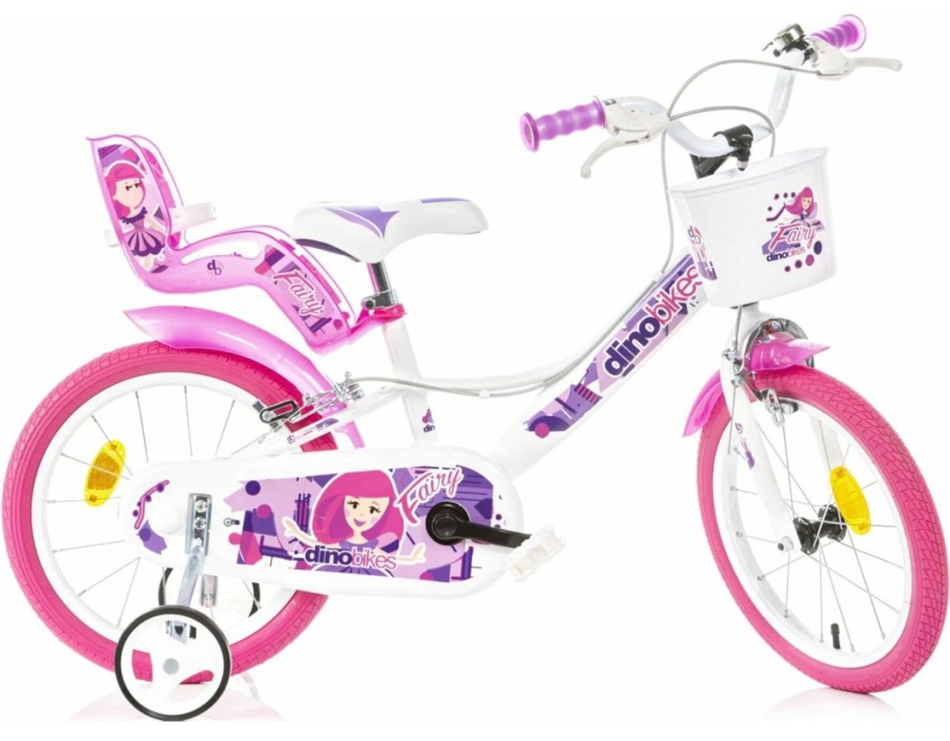 Atrakcyjny rower dziewczęcy Dino FAIRY 16