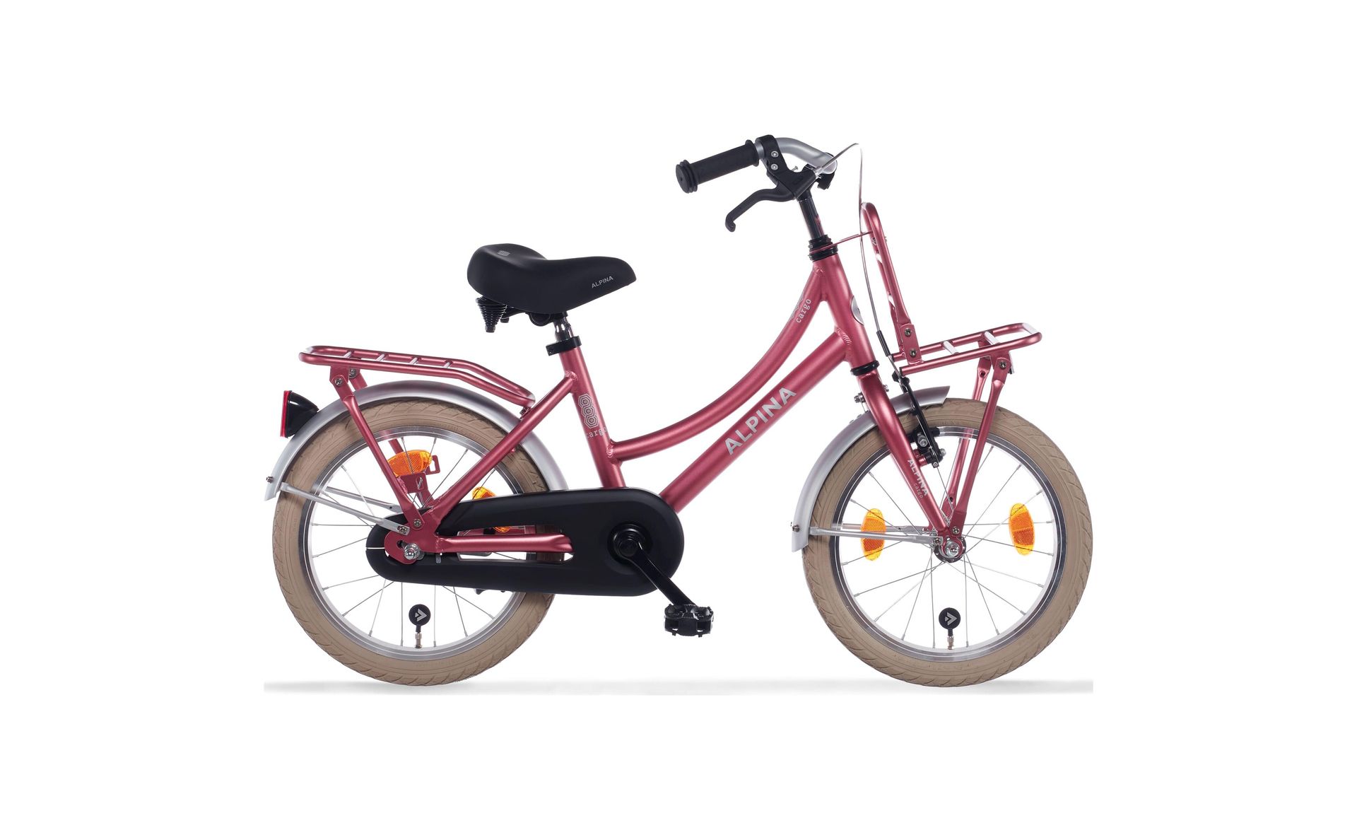 Alpina Cargo M16 Berry Red rower dziewczęcy 16 cali