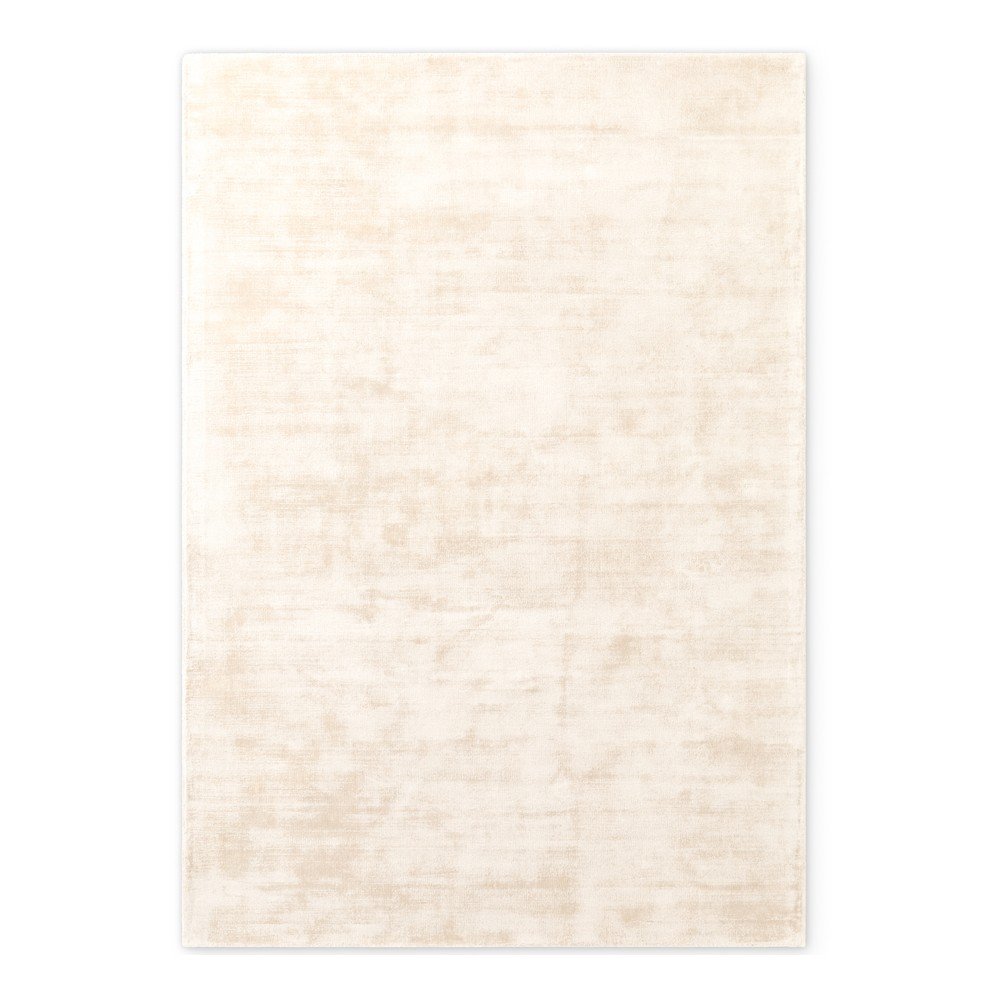 Dywan z wiskozy tkany ręcznie w kolorze kości słoniowej 160x230 cm Noemi – Vikosa