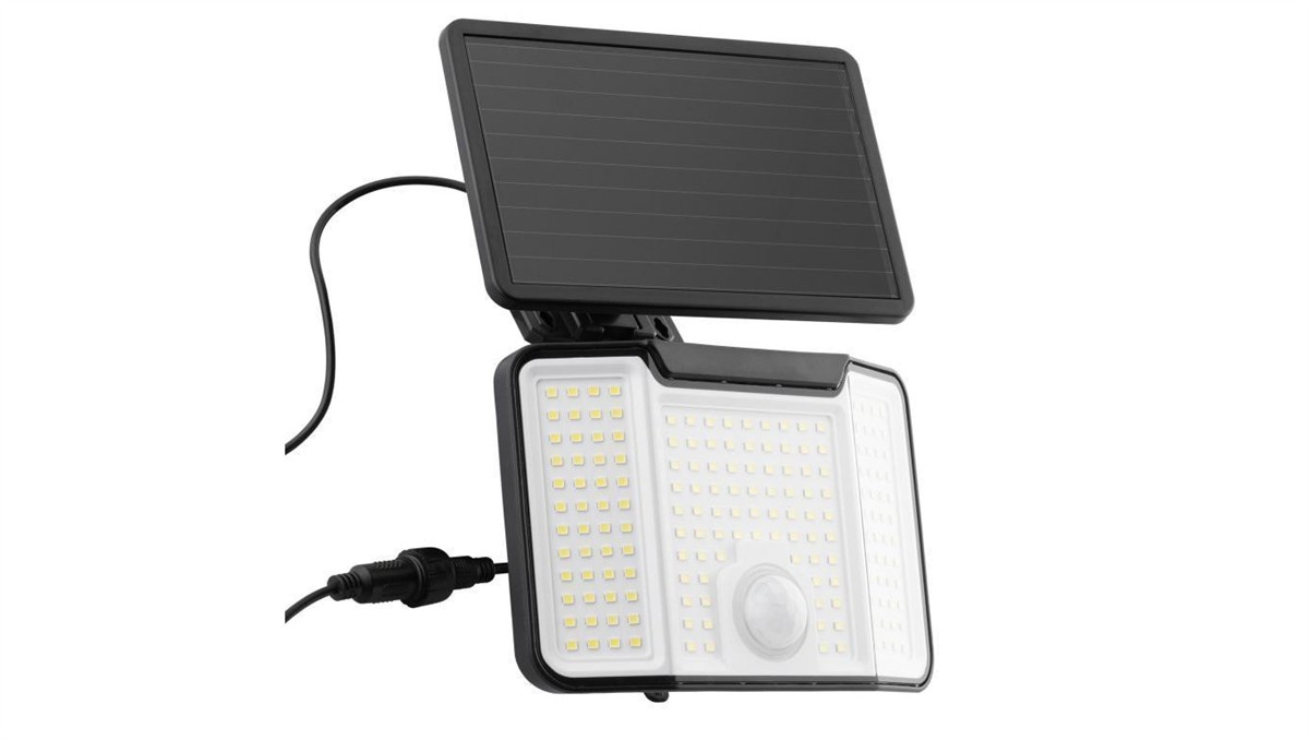 Lumiled Naświetlacz Solarny LED 6500K IP44 Czujnik Ruchu i Zmierzchu LENO