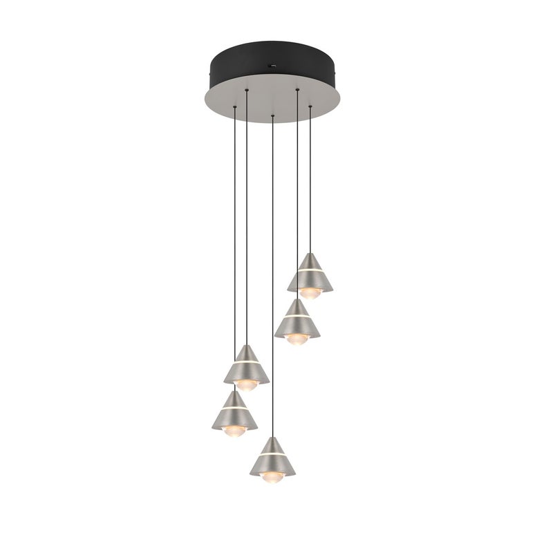 Lampa wisząca LED ROMEO 35W Odcienie bieli 3500lm metal srebrna wym:200x28x28cm IP20 Trio