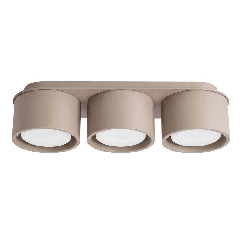 Spot sufitowy minimalistyczny taupe potrójny 3xGX53 10W MODO Sollux Lighting