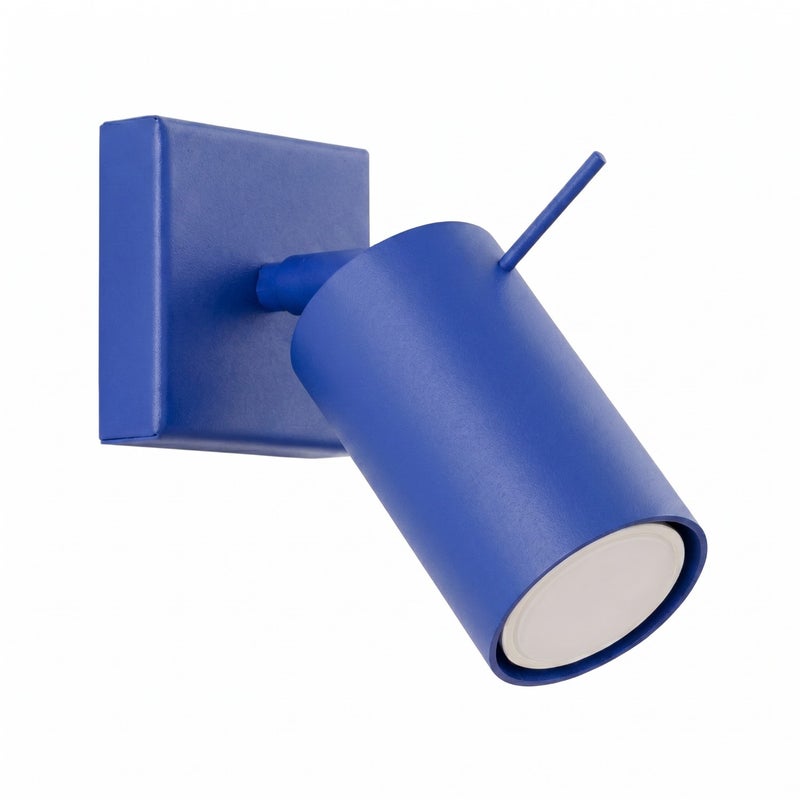 Kinkiet ścienny nowoczesny ultramarynowy regulowany reflektor 1xGU10 10W RING Sollux Lighting