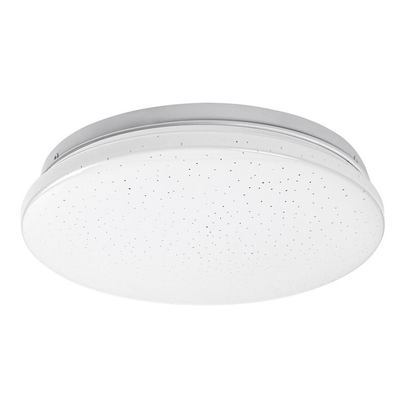 Plafon łazienkowy LED 12W 1150lm 4000K Okrągły Biały Efekt gwiazd Metal IP44 Ø255mm