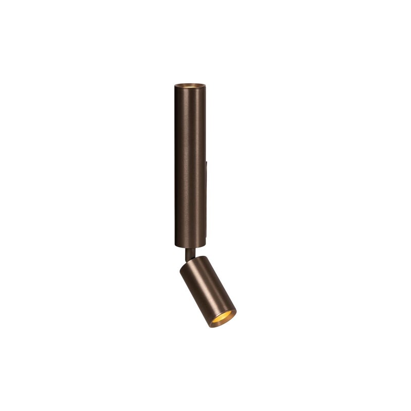 Kinkiet tuba z lampką do czytania OTIMO brązowy 2xGU10x40W aluminium wym:29,3x6,2x3,9cm IP20 Lucide
