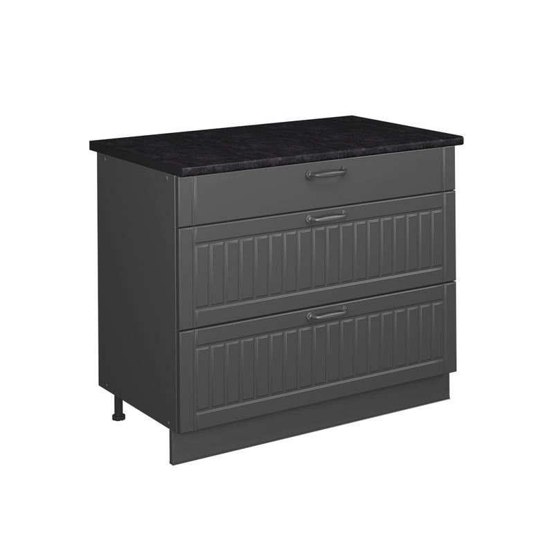 Vicco Szafka dolna Fame-Line, Ciemnoszary/Antracyt, 100 cm, BP Antracyt