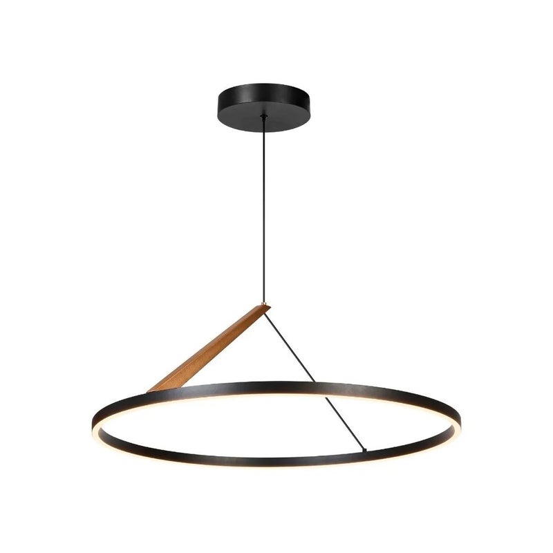 Lampa wisząca złoty element LED Renara 40W biała ciepła 1850lm metal czarno-złota-biała wym:120x65x65cm IP20 Rabalux