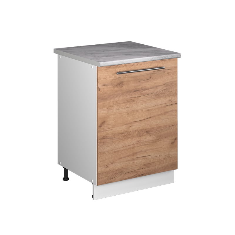 Vicco Szafka pod zlew Fame-Line, Dąb goldkraft/Biały, 60 cm