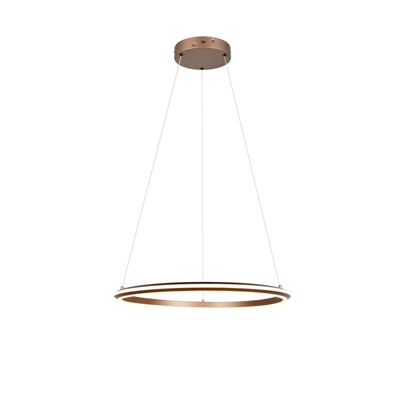 Lampa wisząca LED AMADOR 48W Odcienie bieli 5800lm metal kawowa wym:150x75x75cm IP20 Trio