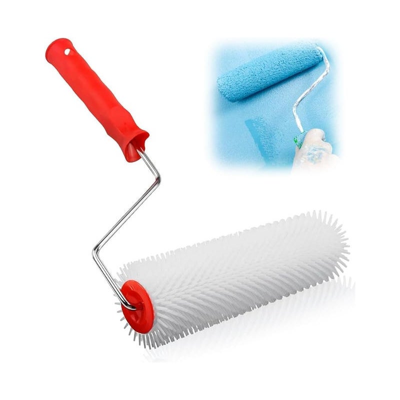 Wałek do natrysku piany 23 cm – zęby 14 mm (sztywne włosie) – wałek przeciwpieniący, samopoziomujący