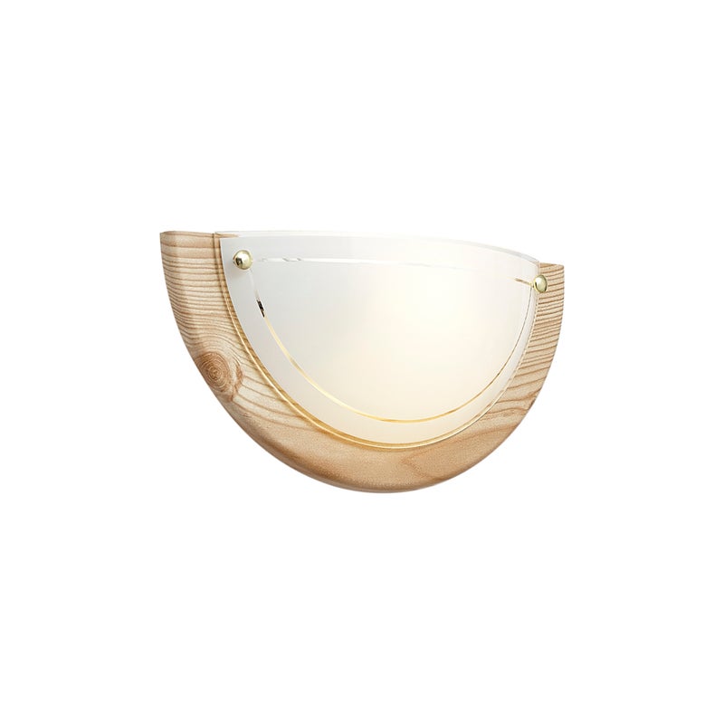 Qazqa classic-antique lampa ścienna - Mesiac - natur, max. 15w, kompatybilny z żarówką LED, e27, 31cm, IP20 oświetlenie