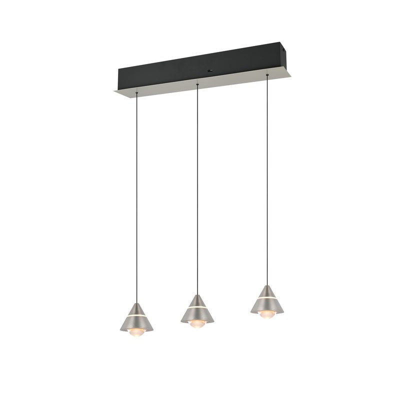 Lampa wisząca LED ROMEO 21W Odcienie bieli 2100lm metal srebrna wym:200x55x10cm IP20 Trio