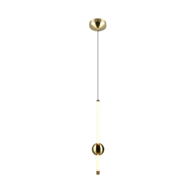 Lampa wisząca LED MELITA 6W Odcienie bieli 600lm metal złota wym:150x13x13cm IP20 Trio