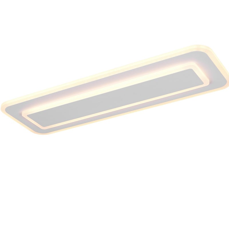 Lampa wisząca z pilotem LED RIVA 20W Odcienie bieli 2300lm metal biała wym:4,7x60x20cm IP20 Trio