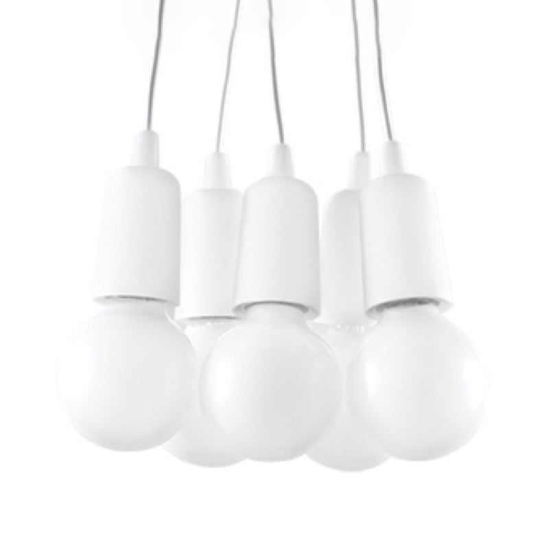 Żyrandol MATERO biały 5xE27x60W tworzywo sztuczne wym:100x10x10cm IP20 Pure Lume