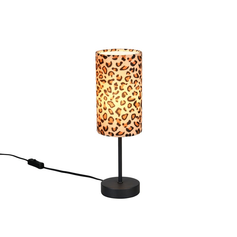 Lampa stołowa PARDINA 1xE14x10W metal czarno-beżowa wym:36,5x11x11cm IP20 RL