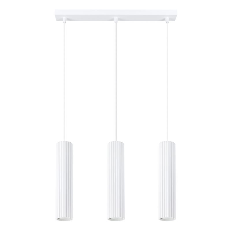 Lampa wisząca GRAVIO biała 3xGU10x10W aluminium wym:98x45x6,5cm IP20 Pure Lume
